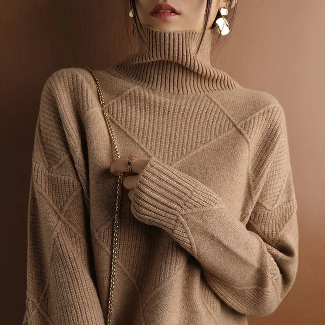 Turtleneck Cashmere Sweater