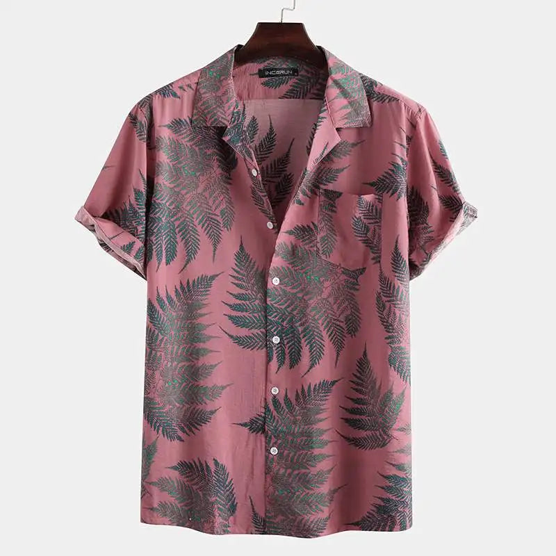 100% COTTON HAWAIIAN SHIRT