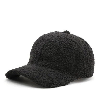 Faux Shearling Baseball Cap