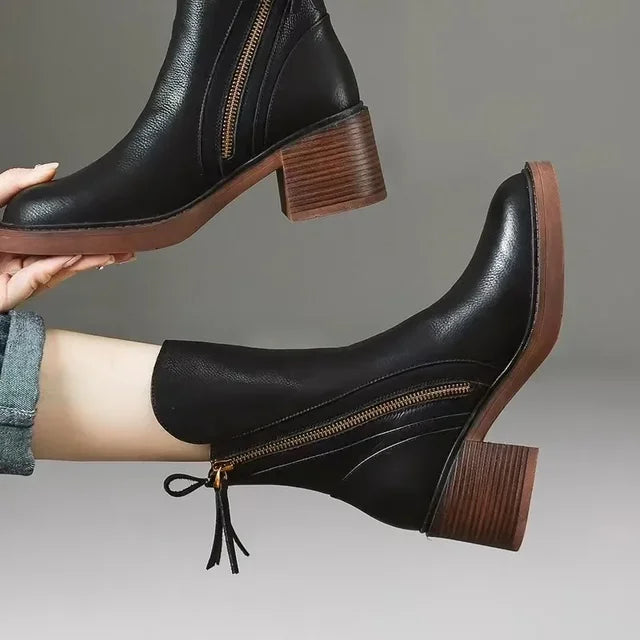 Comemore Retro Ankle Boots