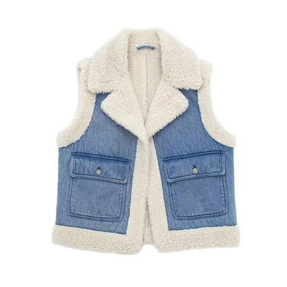 Hamptons Denim & Shearling Jacket