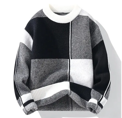 BlockBlend Pullover Sweater