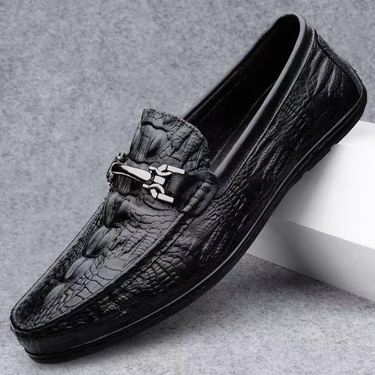 Adrian Montague Leather Loafers